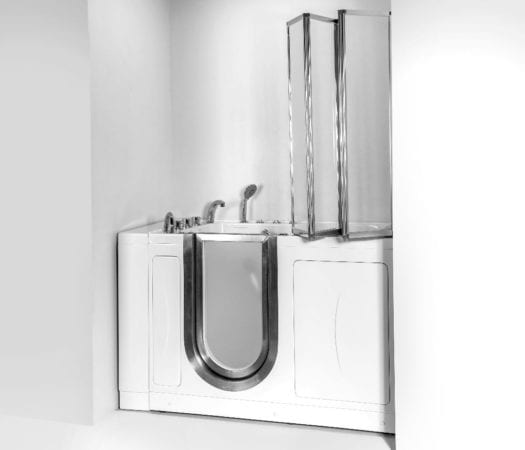 Aegis 3mm Tempered Glass 4 Fold Bath Screen for Walk In Tub featured image