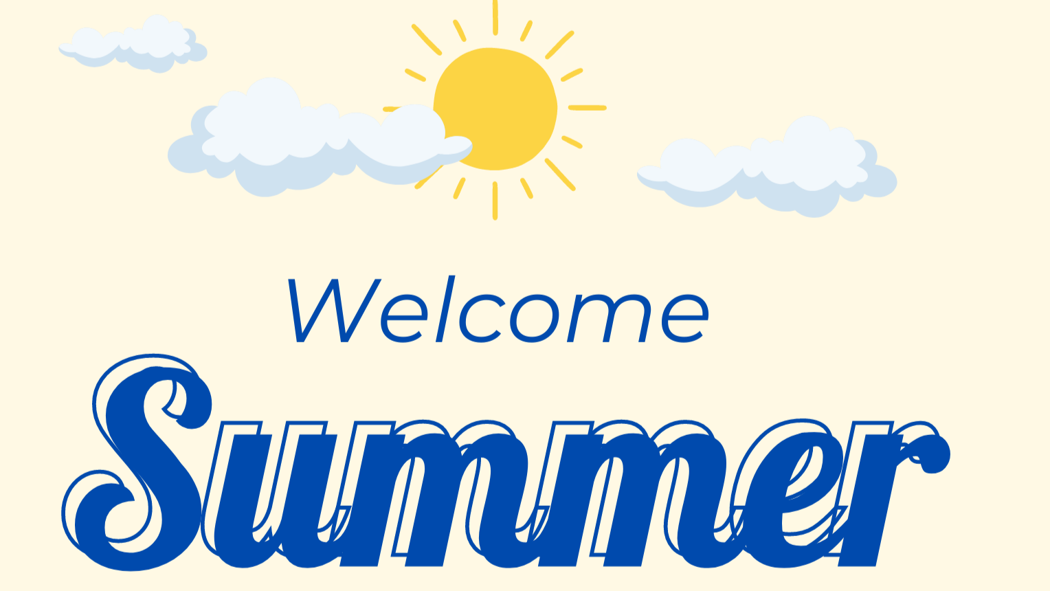 Welcome Summer Illustration