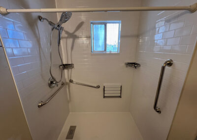 Barrier free shower remodel for Jax