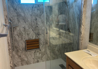 Barrier Free Custom Shower Remodel for Sue and Ken