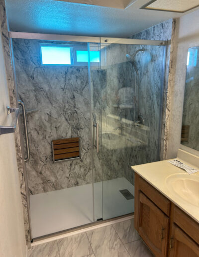 Barrier Free Custom Shower Remodel for Sue and Ken