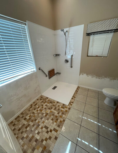HISA Approved Barrier Free Shower for Anthony