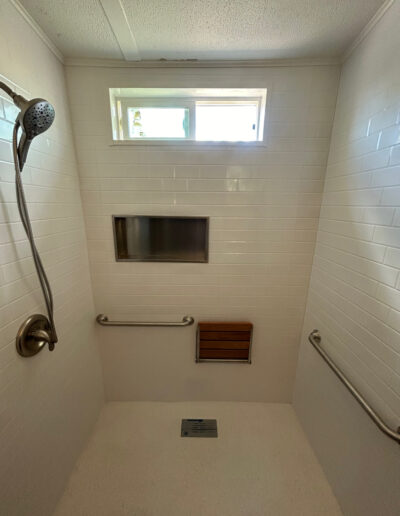 HISA Approved Barrier Free Shower for Ronald