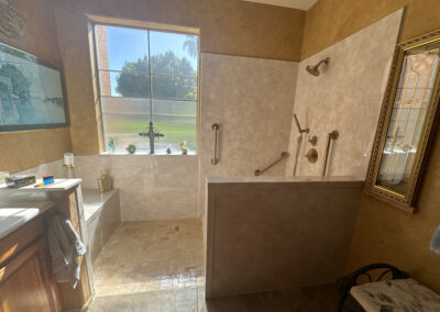 HISA Approved Barrier Free Shower for Michael