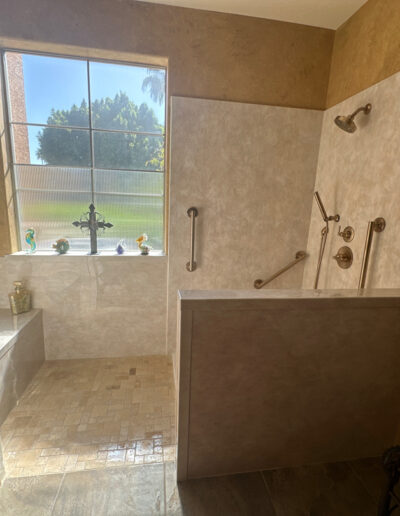 HISA Approved Barrier Free Shower for Michael